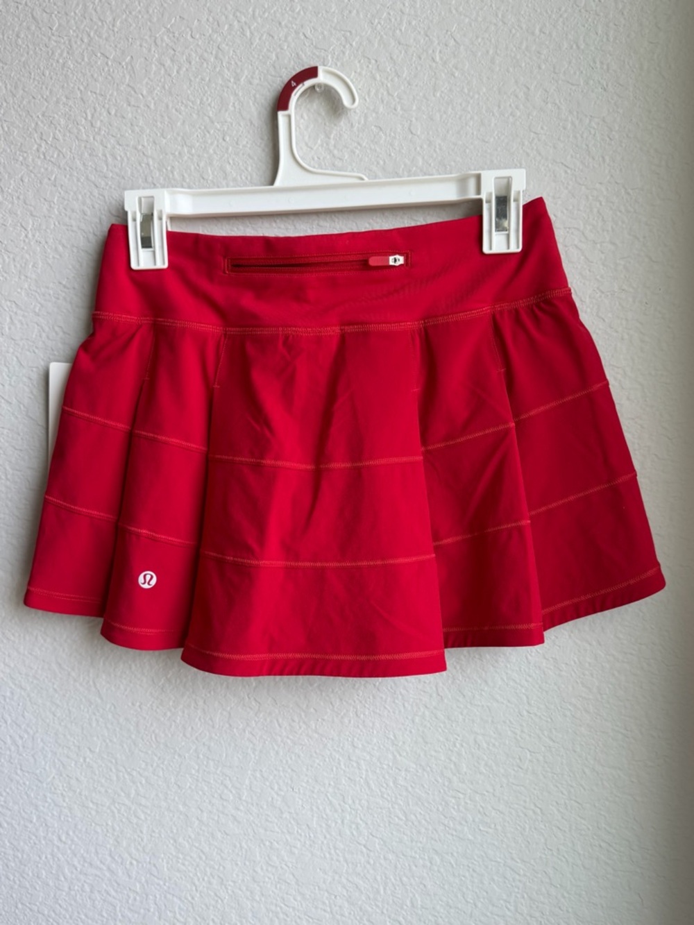 NWT lululemon athletica Pace Rival skort Dark Red skirt activewear - Picture 7 of 9